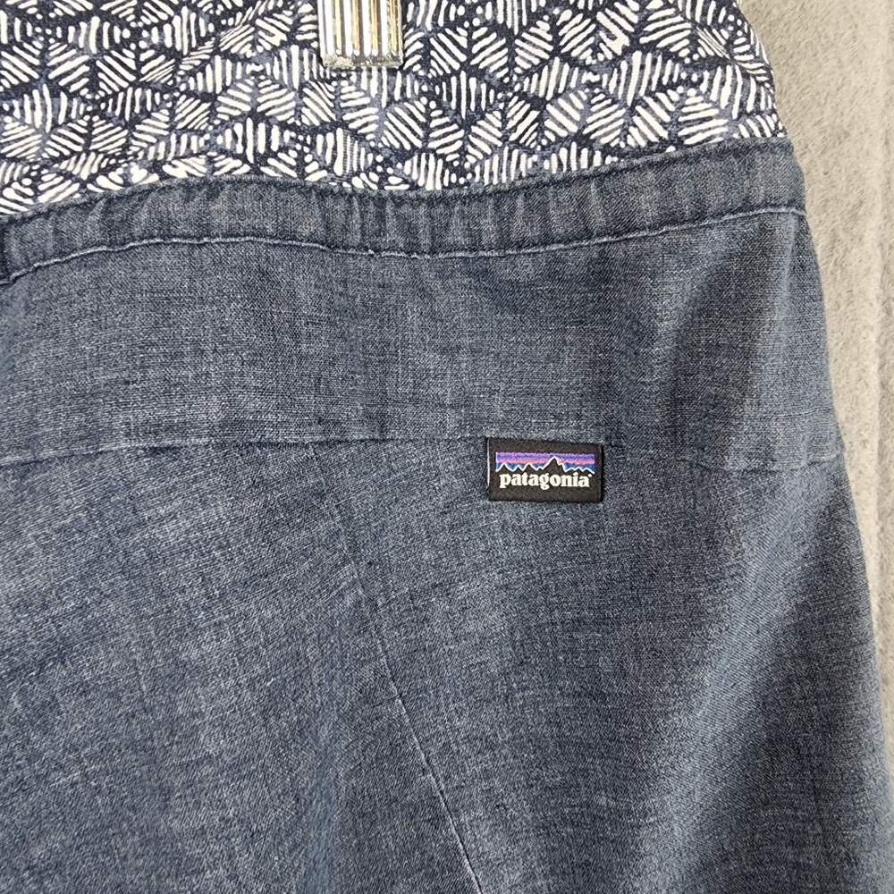 Patagonia Worn Wear Pants Bluish Color Drawstring Skinny Front Pockets - Picture 5 of 11